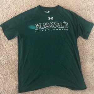 University of Hawaii Cheer dry fit t-shirt